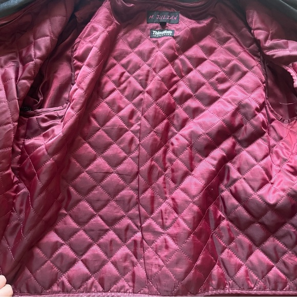 M. Julian Thinsulate Leather Jacket - Picture 9 of 14